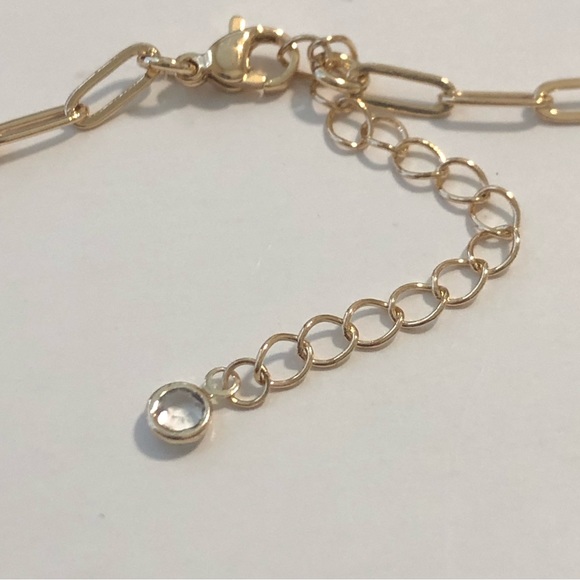 NIB O.Secret Paperclip Chain Pendant Necklace - Picture 11 of 15